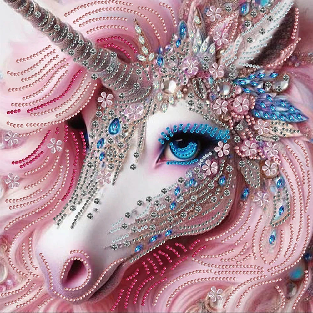 5D DIY Partial Special Shaped Drill Diamond Painting Kit Animal Decoration
