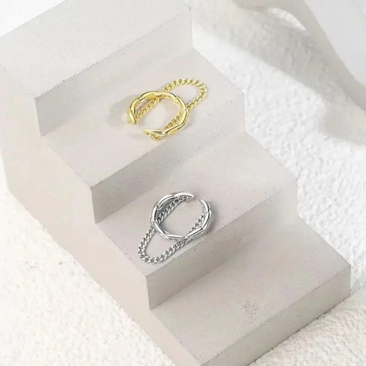1pc Fashion Minilist No Piercing Ear Cuff Earrings for Woman Fake Piercing Chain Ear Bone Clip for Girl Cuffs Jewelry