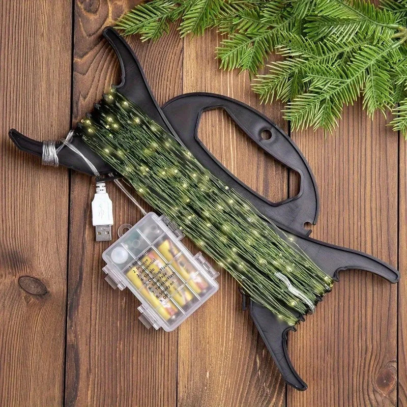1pc String Light Storage Holder,Holiday Decorative Light Cord Coiling Organizer Clip,Home Organization and Storage Supplies