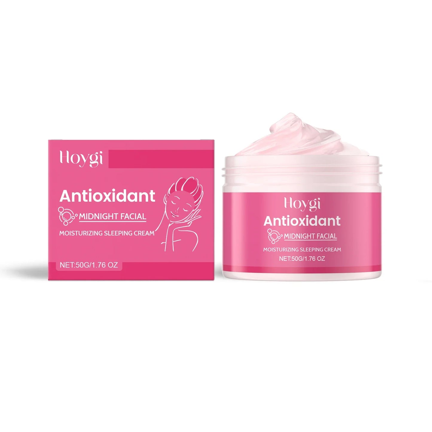 Night Face Cream Repair Damaged Skin Treatment Firming Increase Elasticity Lifting Tighten Reduce Dullness Brightening Skin Care