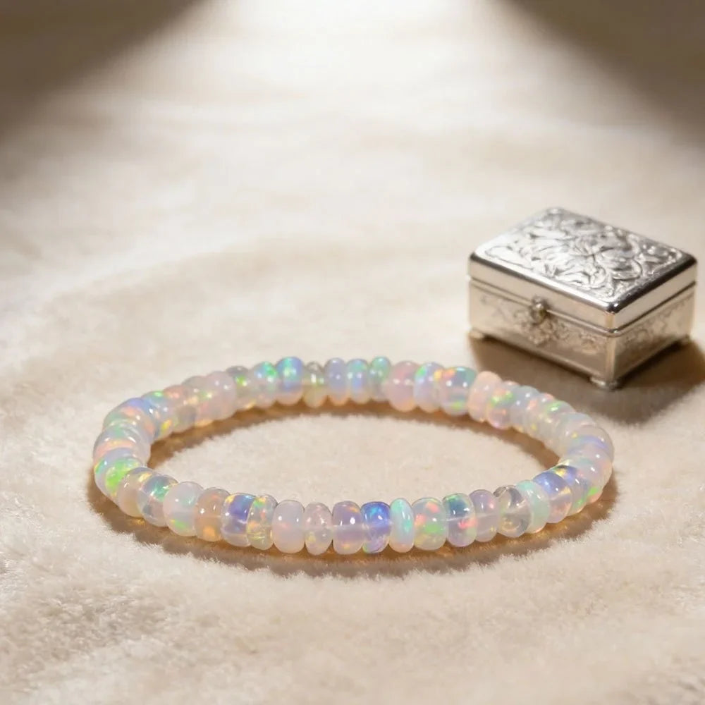 1 Piece Pack Beaded Bracelet, Fresh Dreamy Style, Suitable for Daily Layering / Healing Accessory / Birthday Gift