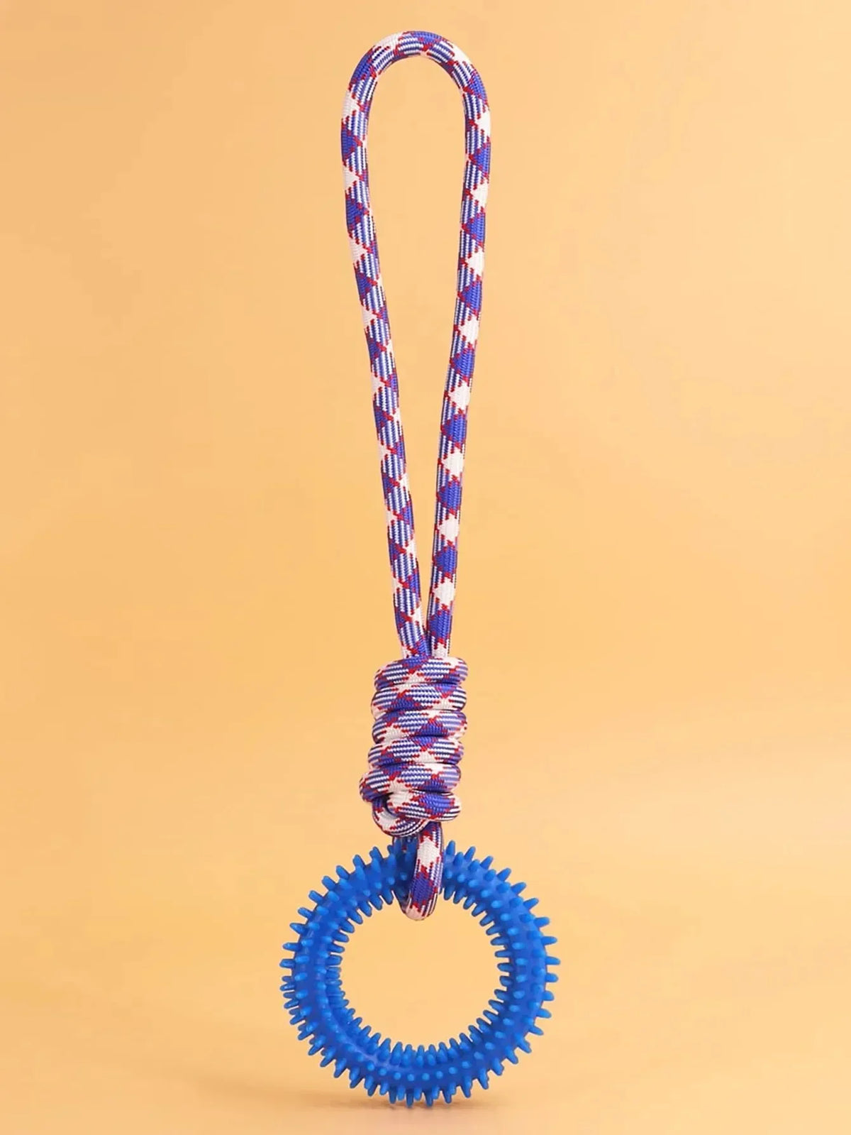 Dog Toys Chew Resistant Nylon Rope Toys Pet Colorful Woven Knot Rubber Toys Dog Self Fun Outdoor Swimming Toys Pet Supplies