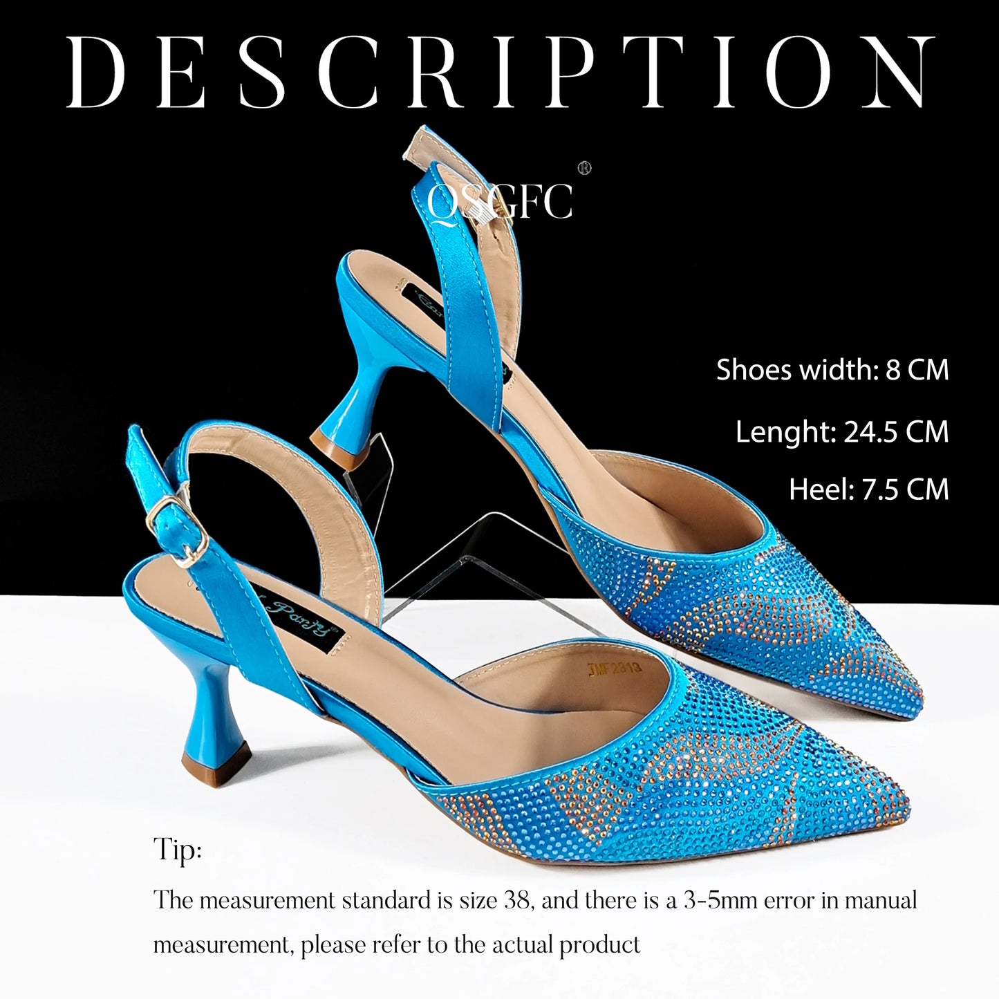 Festive Elegance:High Quality Women's Pumps Fashion Design For Nigeria Wedding Party Ladies Shoes Spot Goods