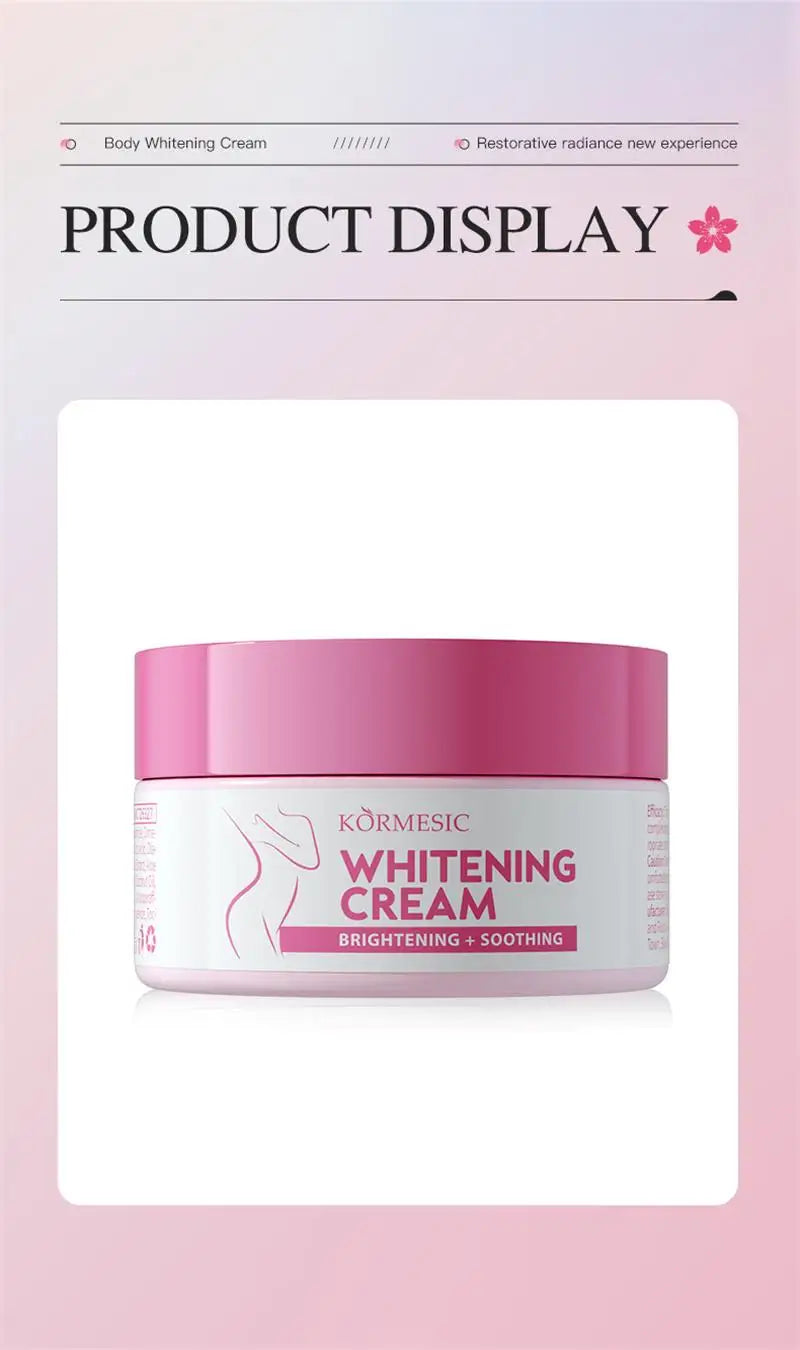 Glutathione Niacinamide Body Lotion Skin Brightening Hydrate Revitalize Even Skin Tone Whitening Face Bleaching Lightening Care