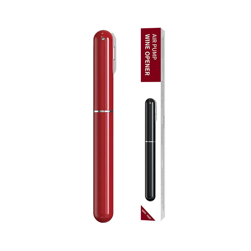 Portable Handheld 2-in-1 Air Pressure Wine Opener with Air Pump And Cork Remover Foil Cutter Compact Desktop Cicerone for Party