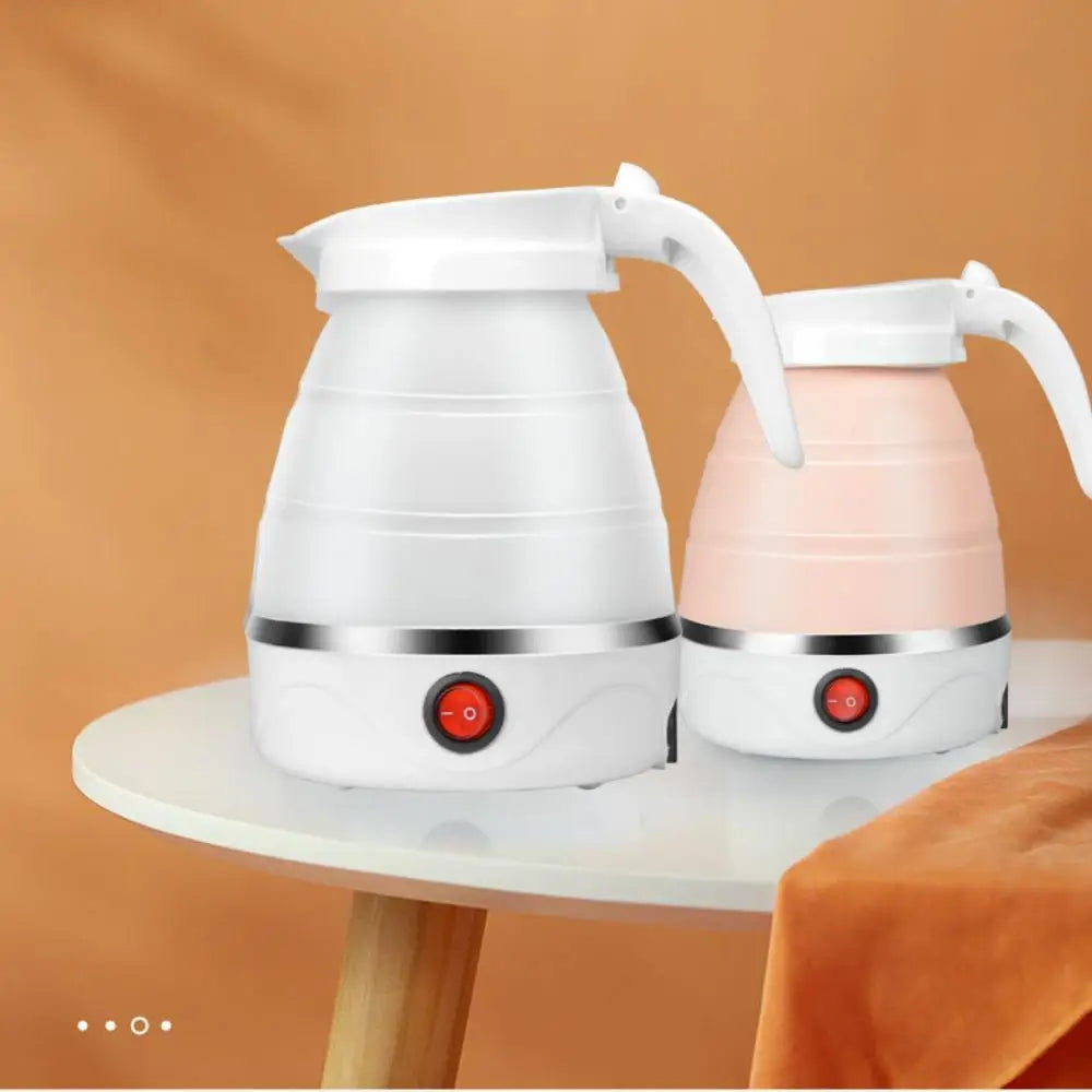 600ML Foldable Electric Travel Kettle Portable Water Boiler