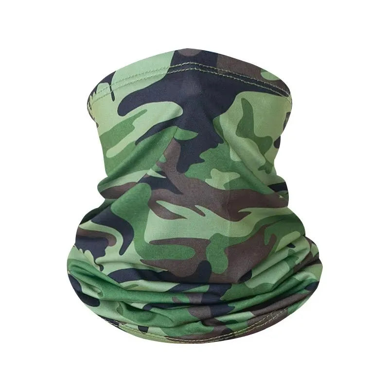 LOOGDEEL Sun Protection Bib Spring and Summer Motorcycle Neck Cover Sports Magic Bandana Riding Mask Full Face Outdoor Ice Silk