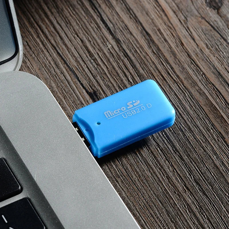 NNBILI USB micro-SD/TF Card Reader USB 2.0 Mini Mobile Phone Memory Card Reader High Speed USB Adapter For Laptop Computer
