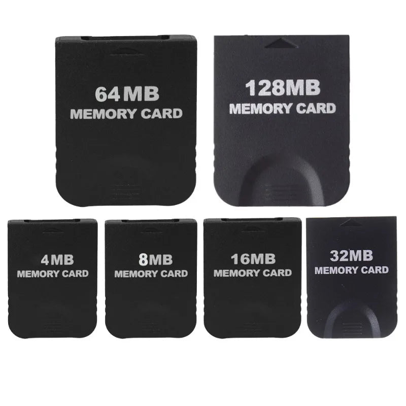 4MB 8MB 16MB 32MB 64MB 128MB Game Data Storage Card for NGC GameCube Console Memory Card for Wii Game Card Memory Stick