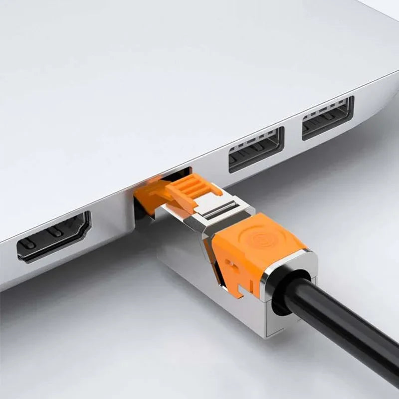 Clearance_RJ45 Cat8 Cat7 Cat6A Connectors Metal Tool Free Easy Termination Plug 2000MHz 40G LAN Cable 22AWG - 24AWG Reusable Eth