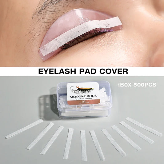500pcs Lash Lift Pads, Eyelash Lift Rods Covers Pads Curlers,Disposable Eyelash Tapes Makeup Beauty Tools for Lash Lifting