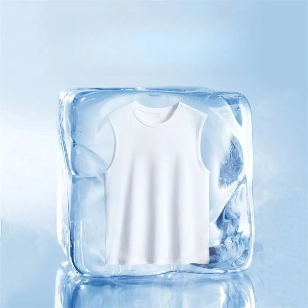 Men's mesh-backed sports vest - Lightweight summer sleeveless T-shirt - Casual and fashionable