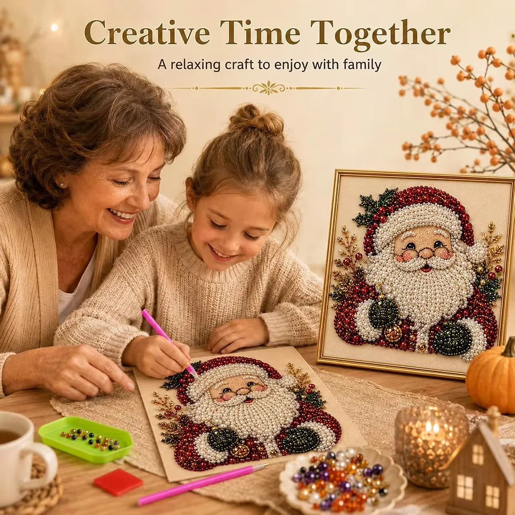 Originality Diamond-Painting Kit Holiday Pearl Diamond-Painting Art DIY Assembly Craft Activity Home Decor Christmas Gifts