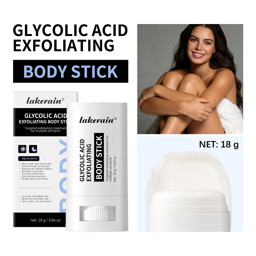 Glycolic Acid Exfoliating Body Stick Multiple Concerns Delivers Deep Effective Exfoliation Nourishing Moisture Deep Hydration