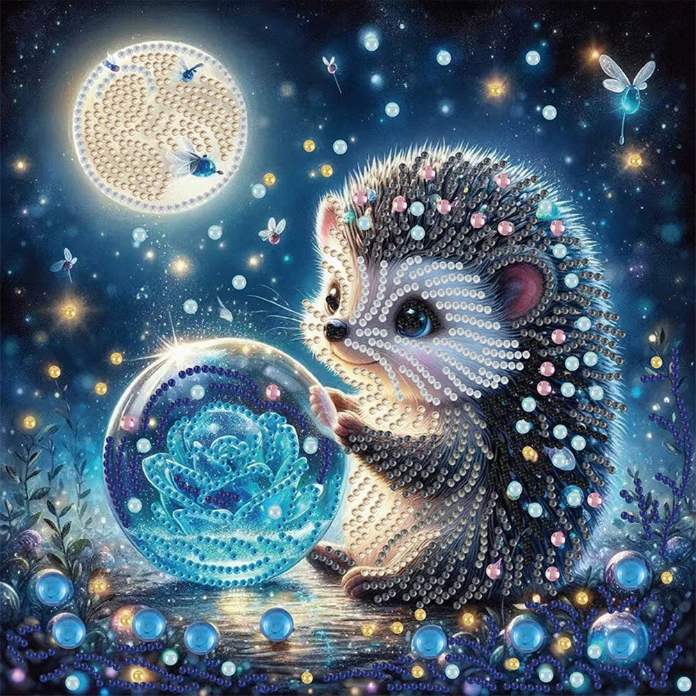 5D DIY Partial Special Shaped Drill Diamond Painting Kit Animal Decoration