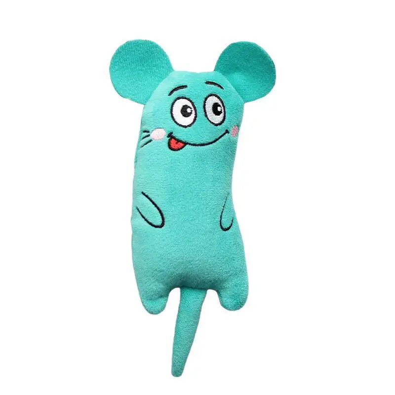 Funny Pet Plush Catnip Toy Cat Expressive Mouse Toys Interactive Cat Toy Kitten Bite Resistance Toy Pet Accessories