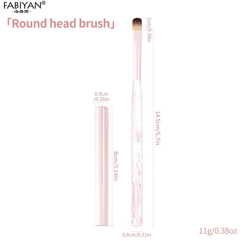 Nail Art Liner Brushes Elongated Lines Striping Drawing Painting Brushes For Manicure Beauty Salon Nails Products Manicure Tools