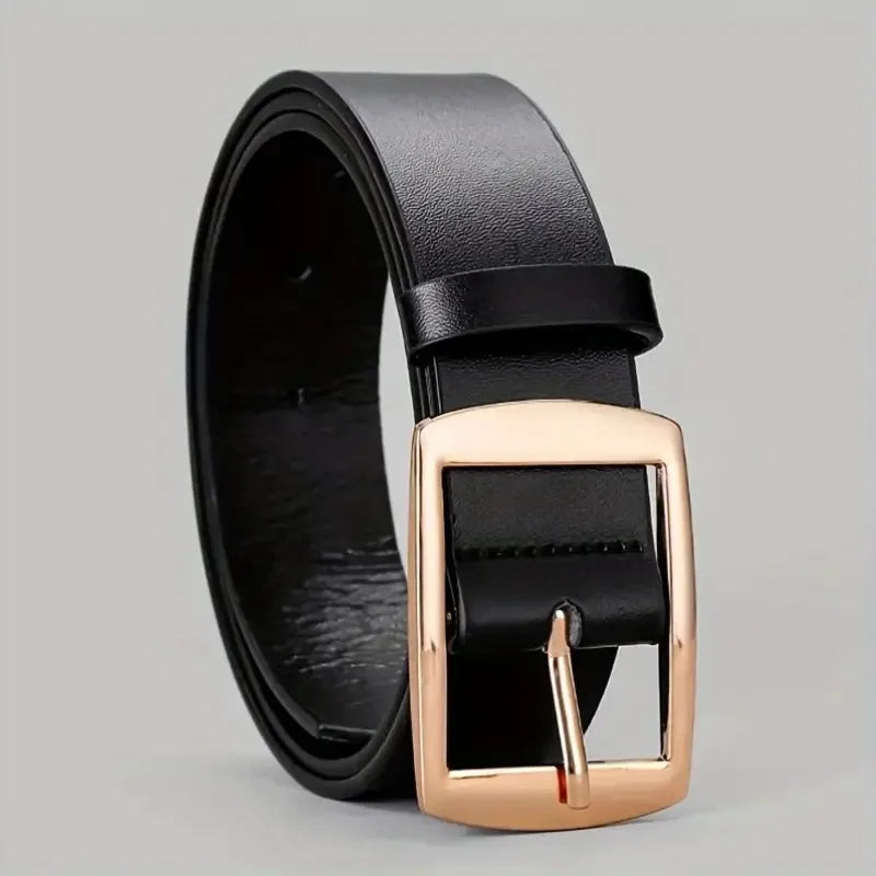 Fashion Luxury Belt for Men PU Leather Belt Metal Pin Buckle High Quality Brand Designer Waist Strap Belt For Jeans Women's Belt