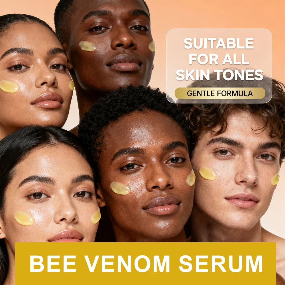 SUYARUN Bee Venom Collagen Anti-Aging Face Serum | Firming Lifting Moisturizer | Wrinkle Reduction | 24H Hydration.