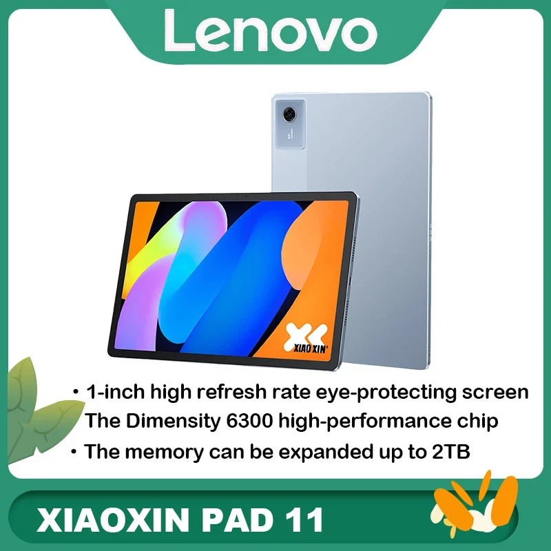 Lenovo Xiaoxin Tablet 11 (2025 Model) 11-inch Tablet PC, Student Tablet, 2-in-1 Pad, Official Genuine Product