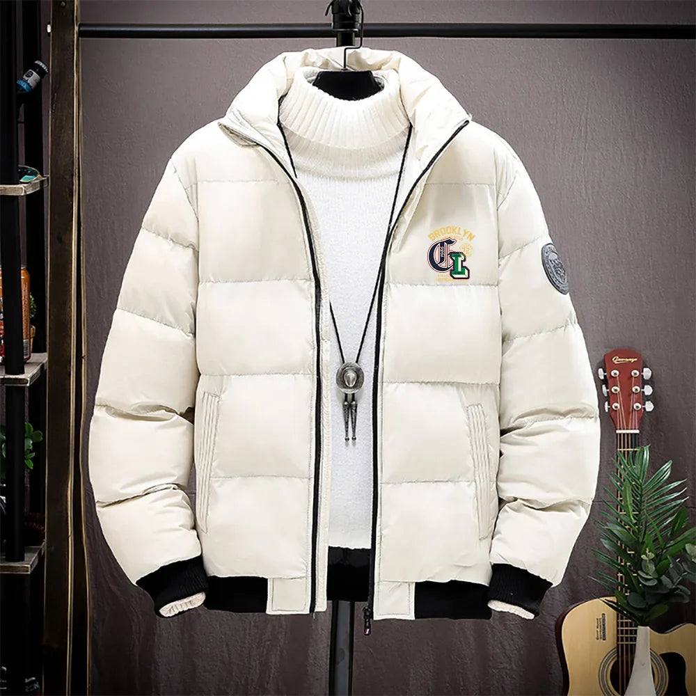 Men Down Jackets High quality Fashion Thick Warm Winter Bomber Jackets Puffer Jackets Parkas Coats Waterproof Mens Winter Coats