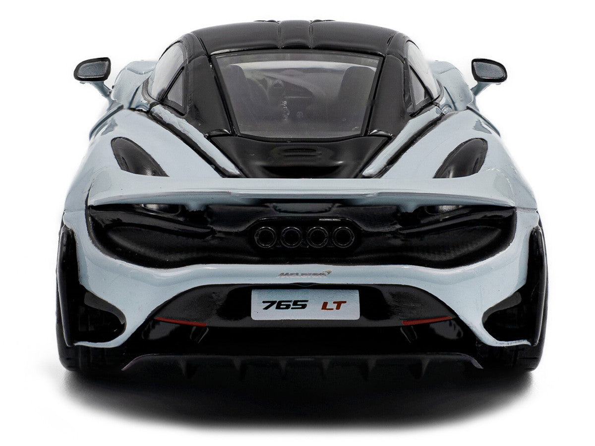 2020 McLaren 765LT Ceramic Gray with Black Top 1/43 Diecast Model Car by Solido