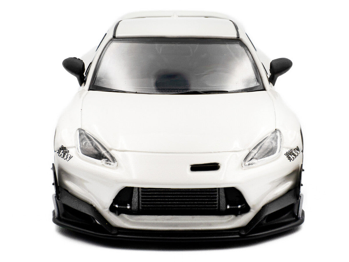 2022 Toyota Pandem GR86 White Metallic 1/43 Diecast Model Car by Solido