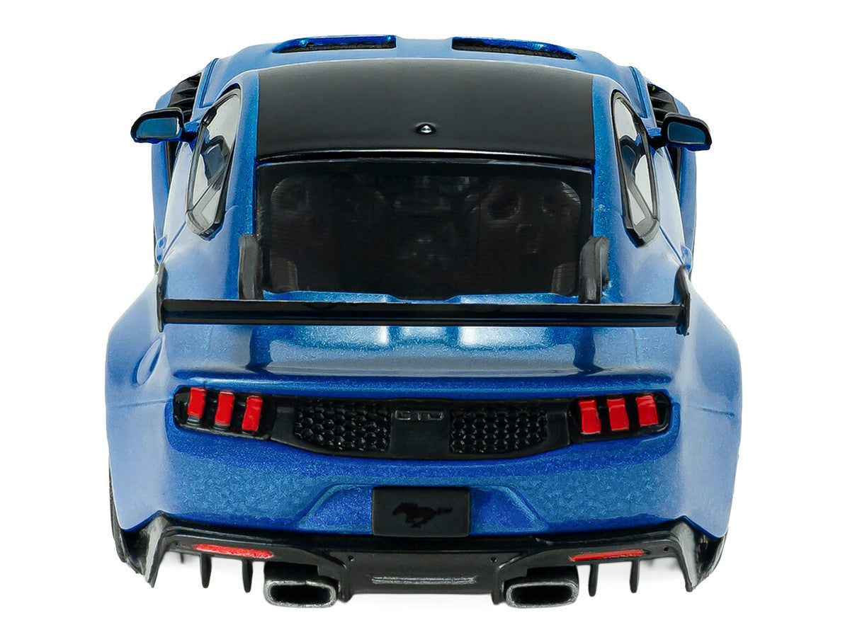 2025 Ford Mustang GTD Indulgent Blue Metallic with Black Top 1/43 Diecast Model Car by Solido
