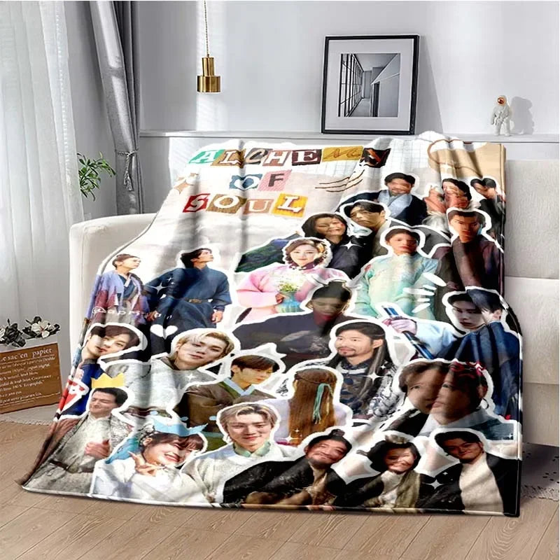 3D Kdrama Alchemy of Souls: Light and Shadow TV HD Blanket Soft Warm Flannel Throw Blanket for Bed Bedroom Sofa Picnic Blanket
