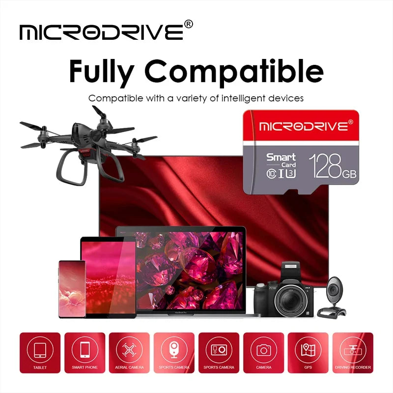 High Speed Mini SD Memory Card 256GB Class 10 Micro TF Flash USB Pen Drive Card 4GB 8GB 16GB 32GB 64GB 128GB for Smartphone