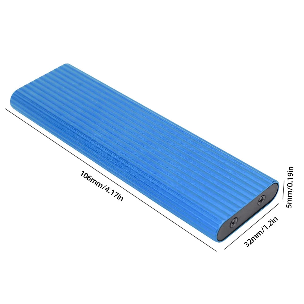 USB3.1 M.2 SSD Enclosure Mobile Case Supports NVME Protocol To Type-C Solid Metal External Hard Disk Case Laptop Phone SSD