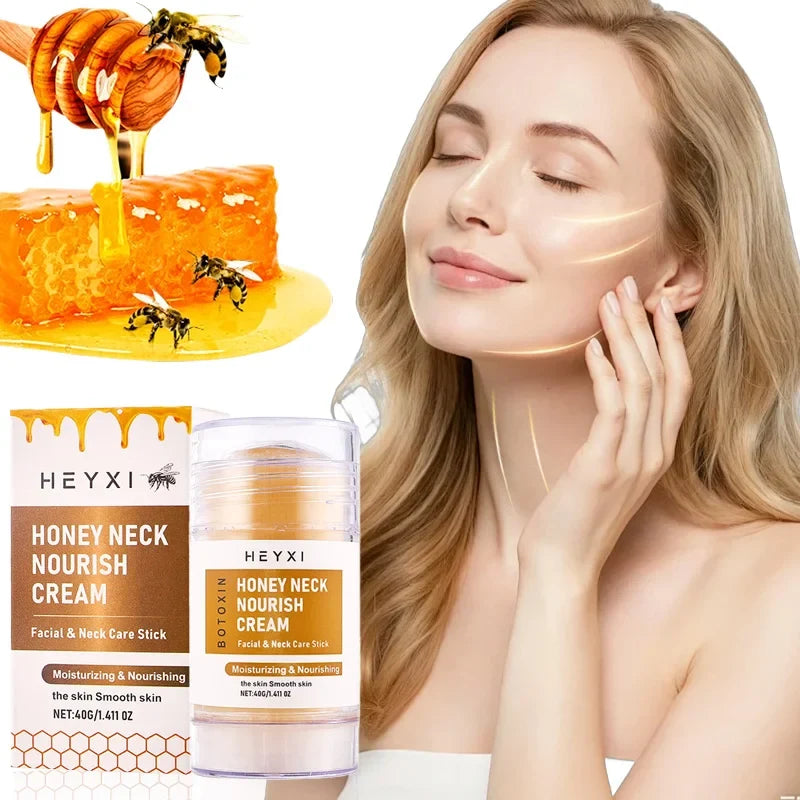 Honey Neck Nourishing Cream, Natural Ingredients, Deep Moisturizing, Refreshing and Easy to Absorb, Suitable for All Skin Types