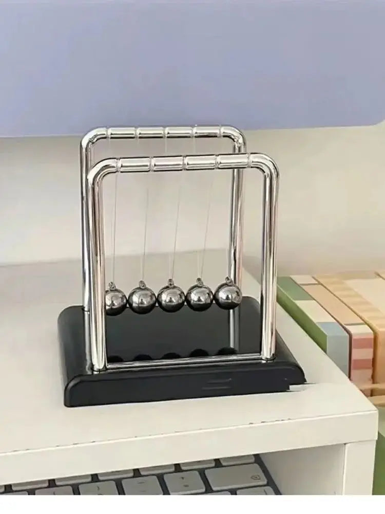 Newton's Cradle Balance Steel Ball Teaching Supplies Physics Science Pendulum Desktop Toys Stress Relief Gifts Home Decoration