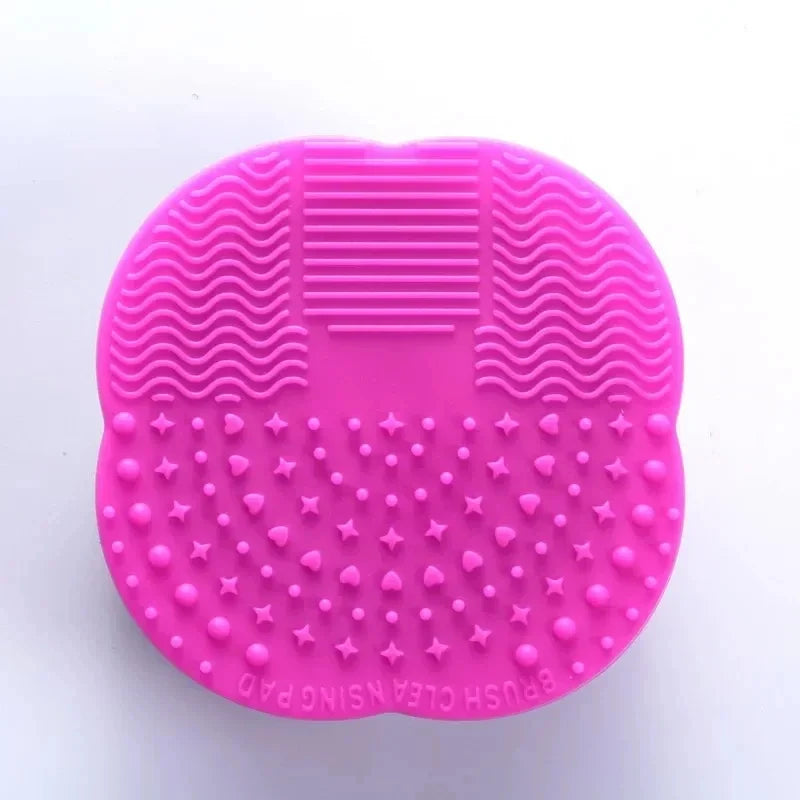 Silicone Makeup Brush Cleaner Folding Powder Puff Cleaning Bowl Eyeshadow Brushes Washing Soft Mat Beauty Tools Scrubber Box
