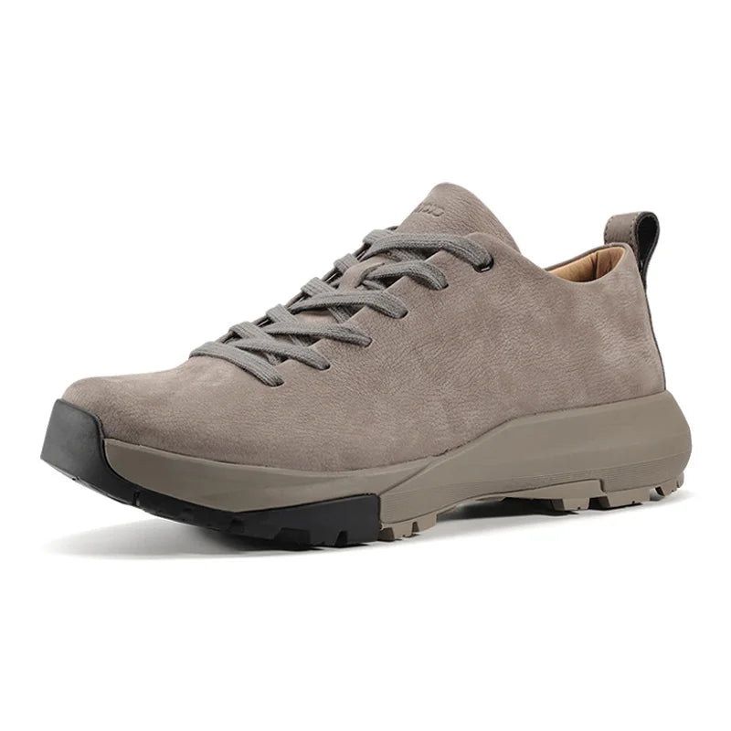 Men Sports Running Shoes Outdoor Walking Soft Casual Sneakers Fashion Designer Genuine Leather Sneaker Waterproof Shoes Men