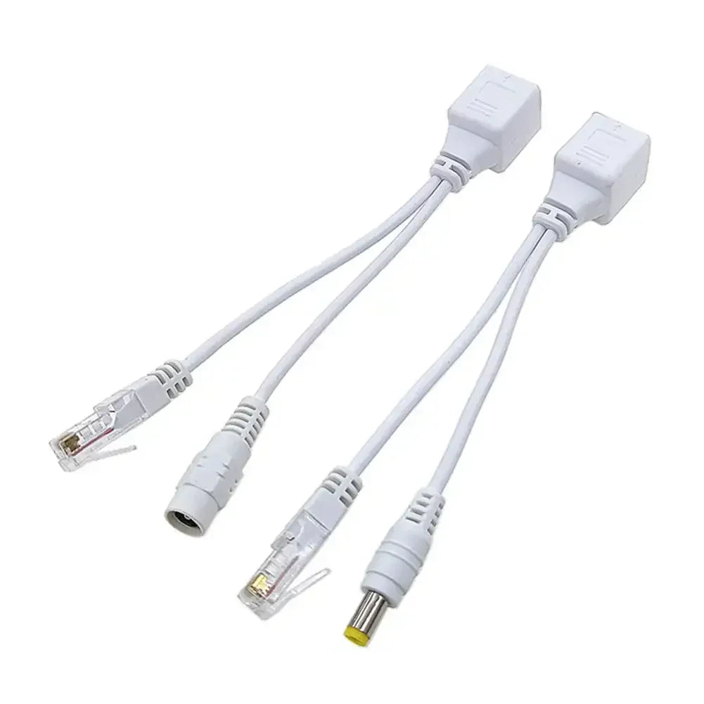 POE Cable Passive Power Over Ethernet Adapter Cable POE Splitter RJ45 Injector Power Supply Module Cables 5V 12v For IP Camea