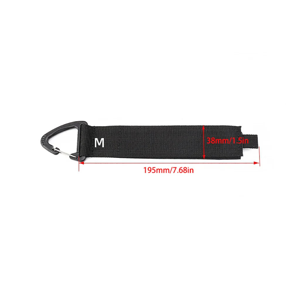 Hanging Mountaineering Buckle With Heavy Material Binding Nylon Storage Belt Extension Line Storage And Sorting Heavy Material