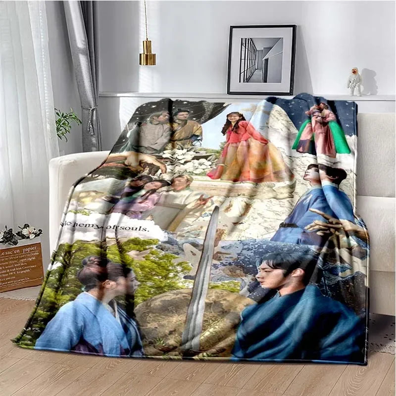 3D Kdrama Alchemy of Souls: Light and Shadow TV HD Blanket Soft Warm Flannel Throw Blanket for Bed Bedroom Sofa Picnic Blanket