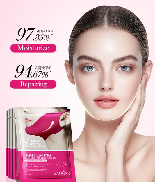 V-Shape Firming Face-lift Slimming Mask Removal Masseter Muscle Double Chin Face Fat Burning Anti-aging Beauty Products New