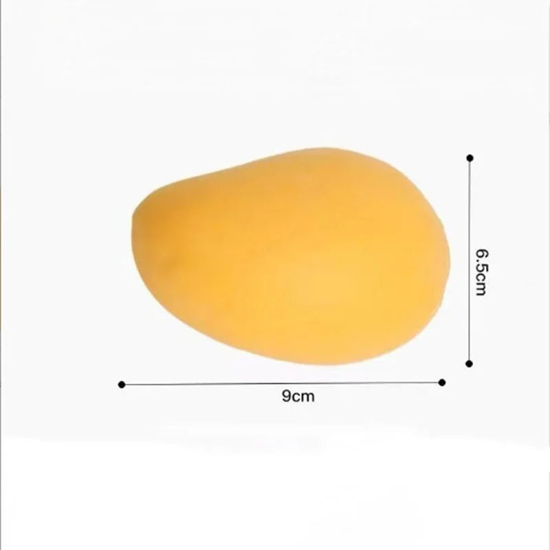 Stress Relief Squishy Mango Squeeze Toys Slowing Rising Sticky Mango Sensory Fidget Toys for Adults Squishy Sensory Toys