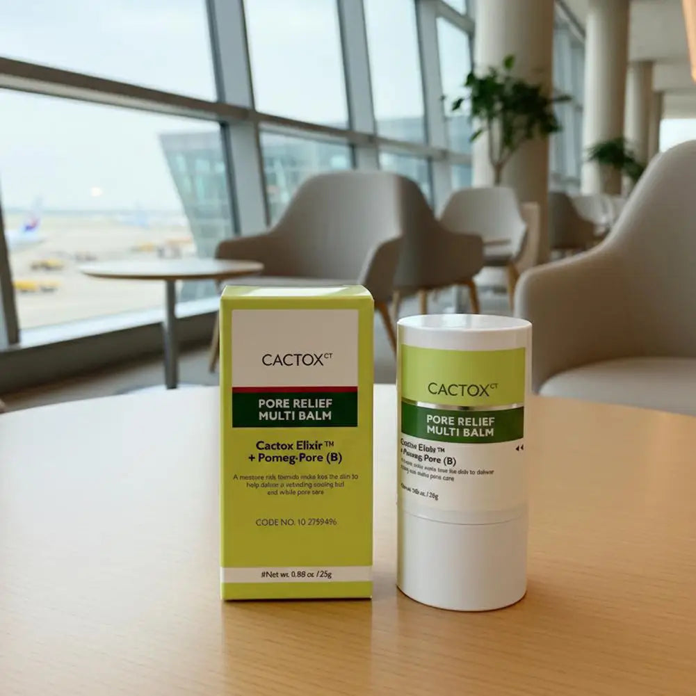 CACTOX Pore Relief Multi Balm 25g - Cactox Elixir & Pomeg-Pore Formula, Cooling Soothing Moisturizing Balm for Pore Care