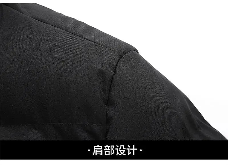 Puffer Jackets Men 2026 New Thick Warm Winter Parkas Down Coats Bomber Jackets Waterproof Casual Outerwear Mens Winter Jackets