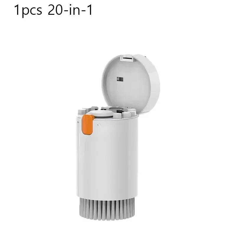 Multifunctional 20-in-1 Cleaner Kit Earphones Cleaning Pen brush Screen Cleaner Computer Keyboard Brush Keycap Puller