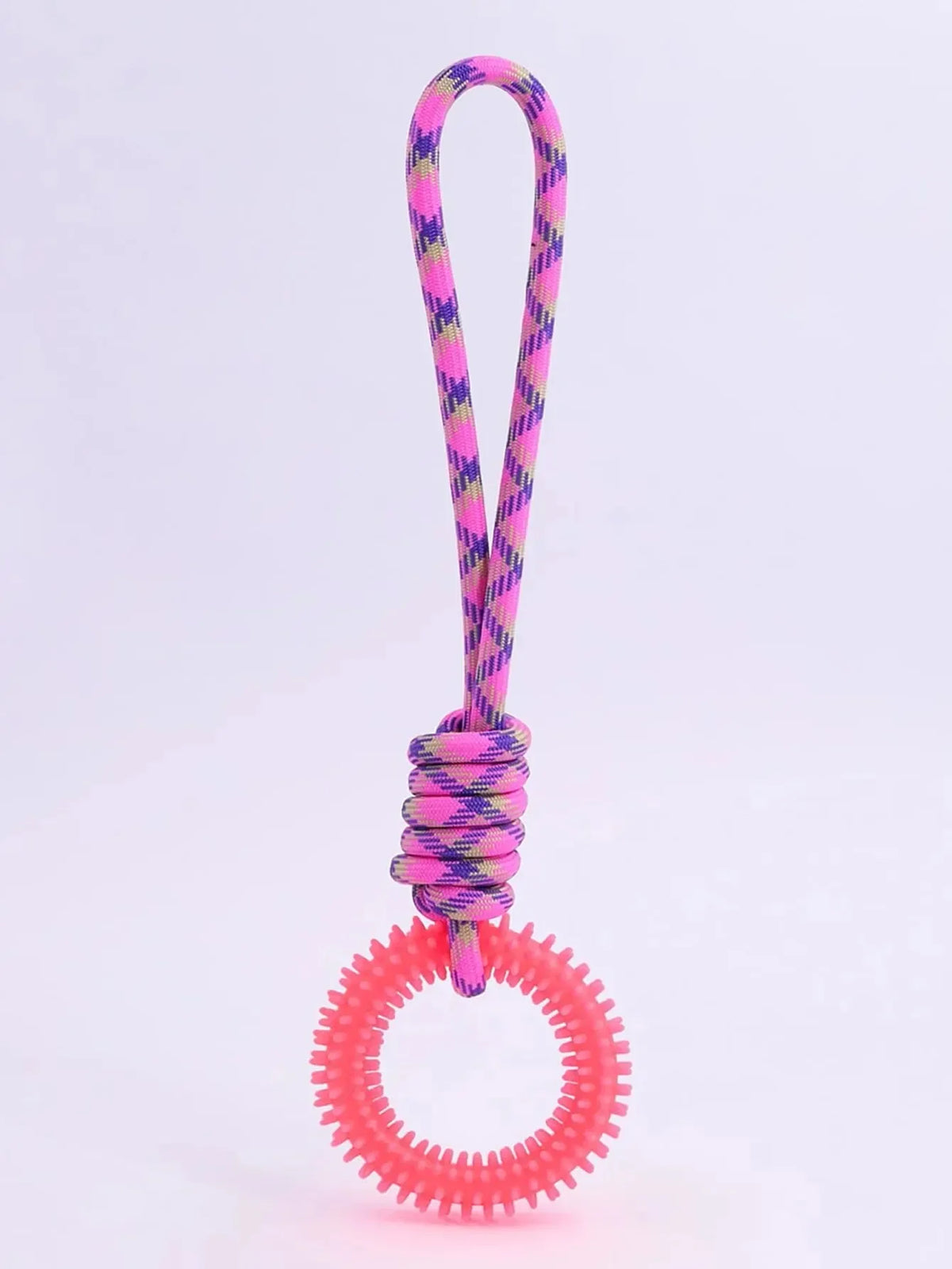 Dog Toys Chew Resistant Nylon Rope Toys Pet Colorful Woven Knot Rubber Toys Dog Self Fun Outdoor Swimming Toys Pet Supplies