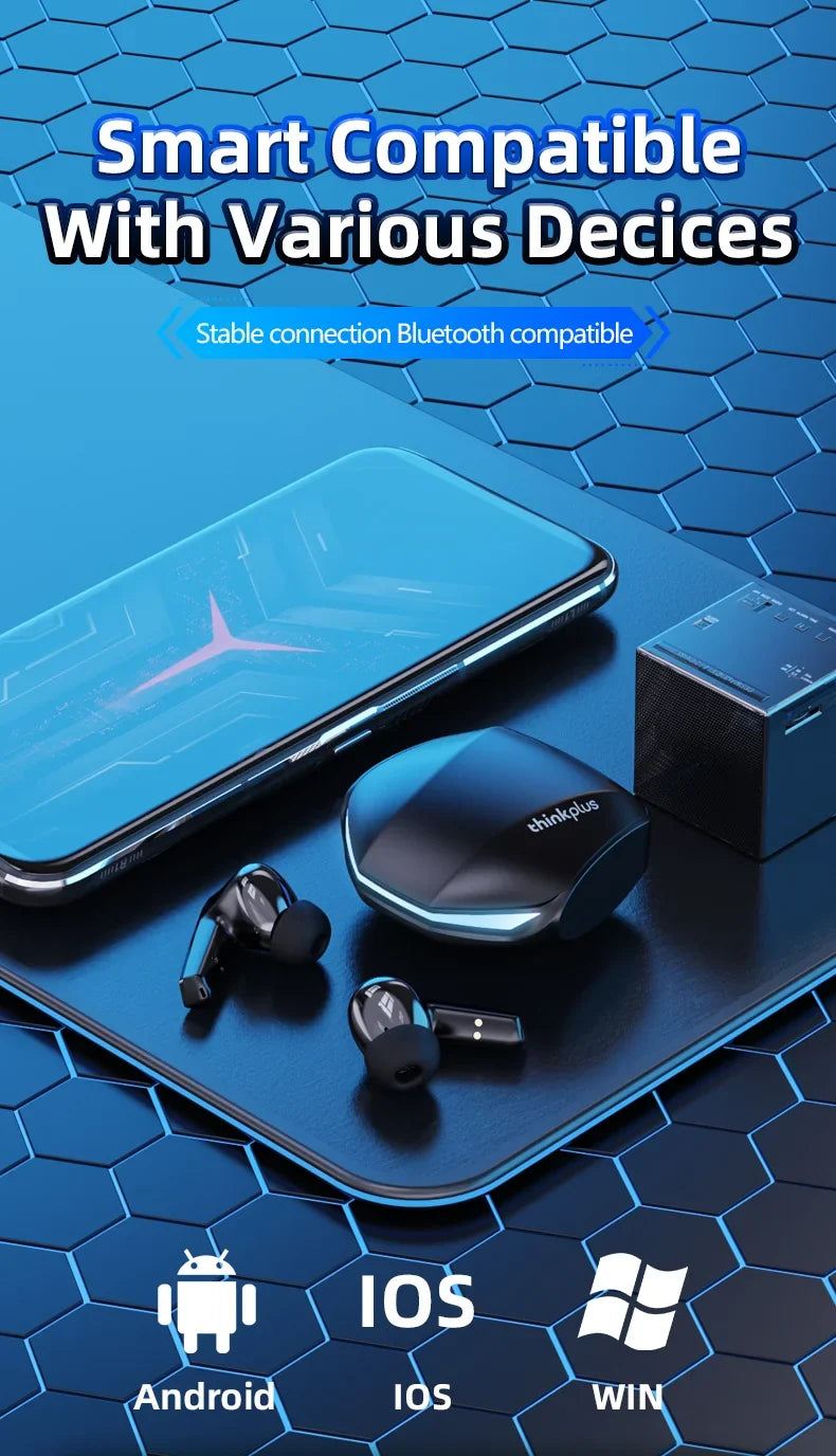 Choice Lenovo GM2 Pro Wireless Bluetooth Headset Gamer Earbuds Wireless Headphones Music Dual Mode Earbuds Music Sport Bluetooth
