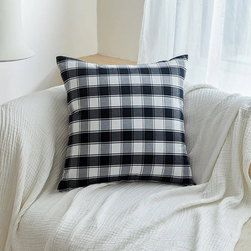 Classical Striped Cushion Cover 45x45cm Hawthorn Red Ivory Recycle Polyester Fabric Pillow Cover Indoor Outdoor Home Decoration