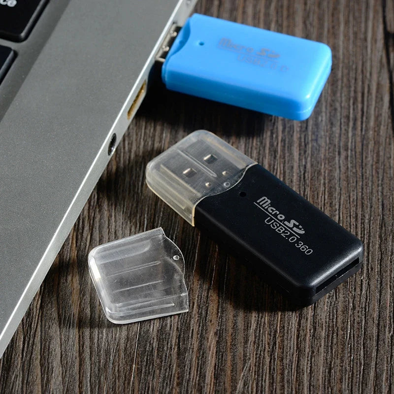 NNBILI USB micro-SD/TF Card Reader USB 2.0 Mini Mobile Phone Memory Card Reader High Speed USB Adapter For Laptop Computer