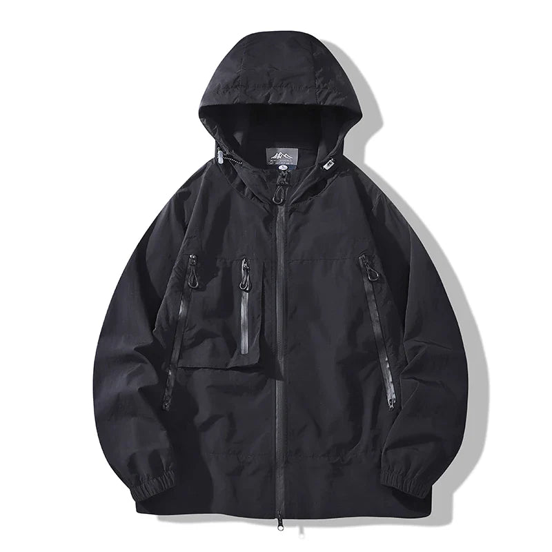 CHRLCK Unisex Hiking Jacket Summer UPF50+ Windbreaker Quick Drying Camping Trekking Fishing Jackets Sun Protection Coats