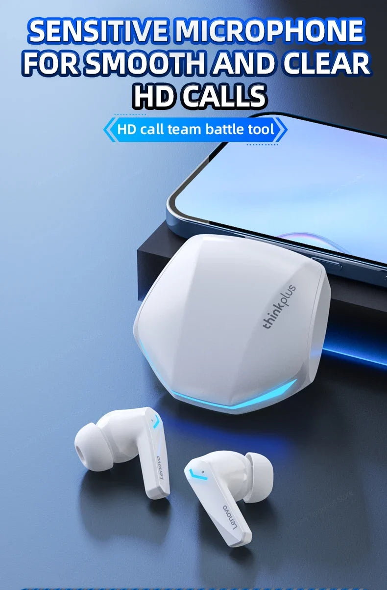 Choice Lenovo GM2 Pro Wireless Bluetooth Headset Gamer Earbuds Wireless Headphones Music Dual Mode Earbuds Music Sport Bluetooth