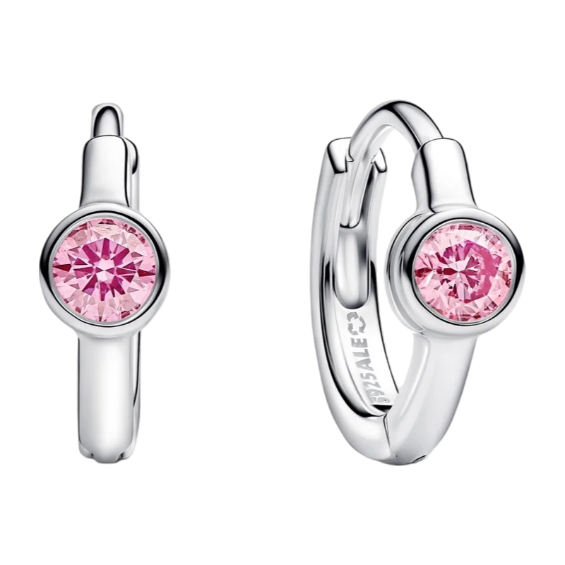 2026 Latest 925 Silver Exquisite Rose Gold Charm Earrings Personalized Pendant Beads, Fashionable Birthday Gift Gifts